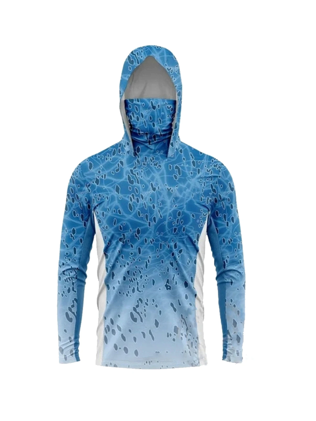 Summer Clothing Mens - Men Long Sleeve Fishing Hoodie Mask