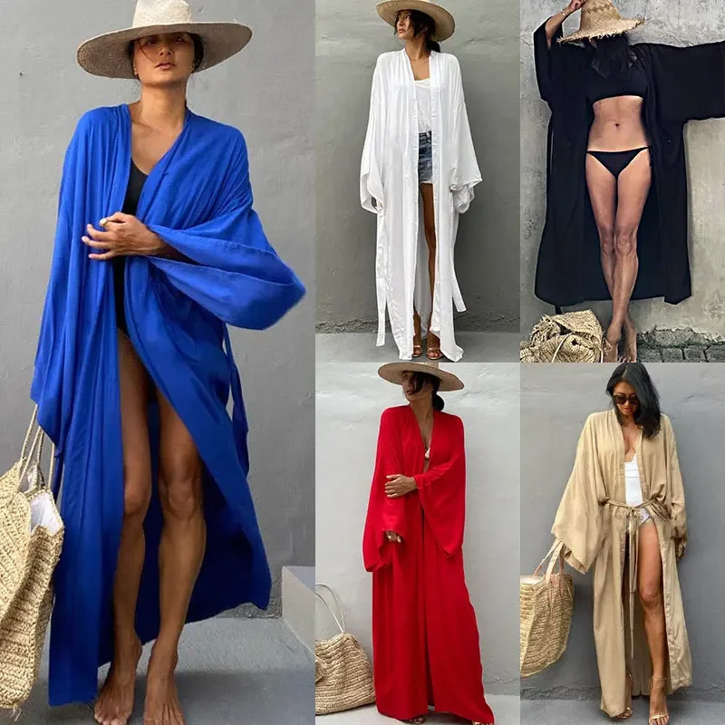 Kimono Women Beach Wear Cover  - Summer Clothing Wraps 评论和价格