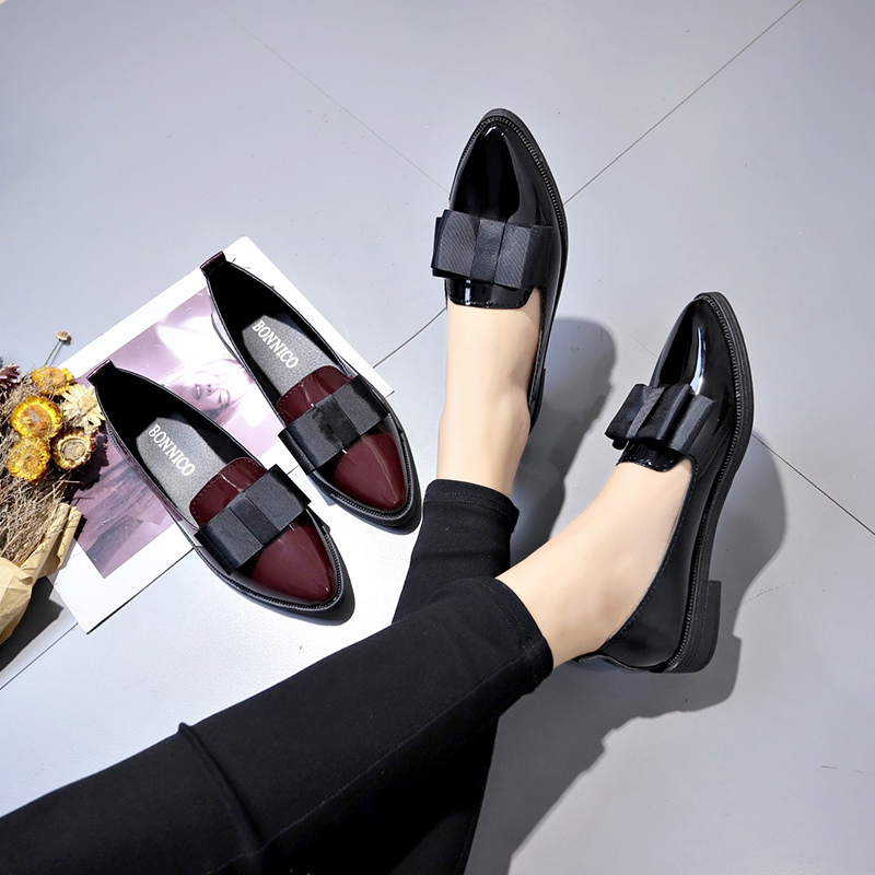 Black/ Wine Red Patent Leather - Summer Clothing On Sale 评论和价格