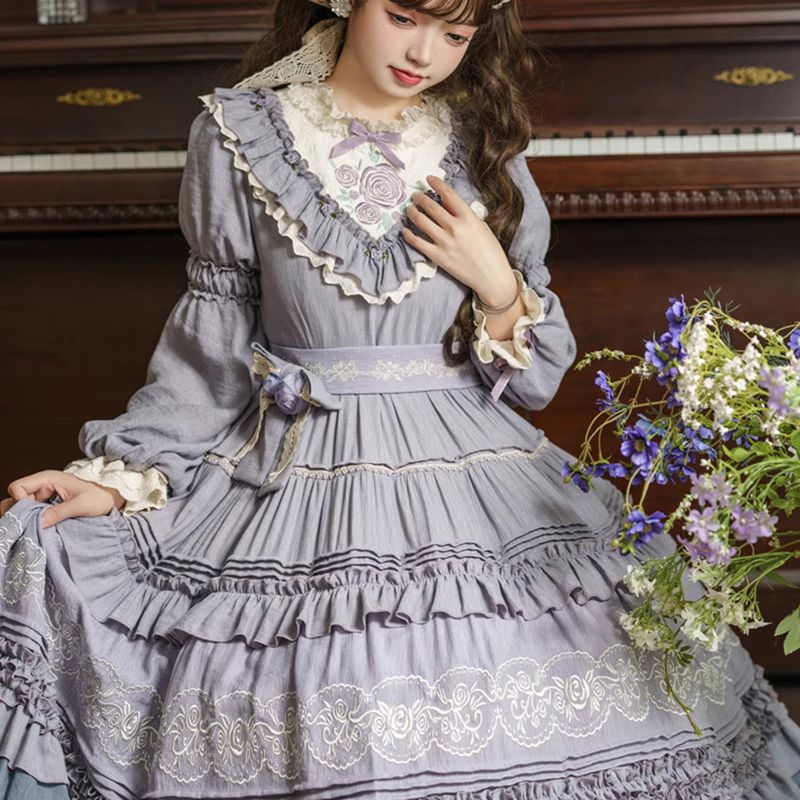 Japanese Cos Kawaii Lolita Dre - Summer Victorian Clothing 评论和价格