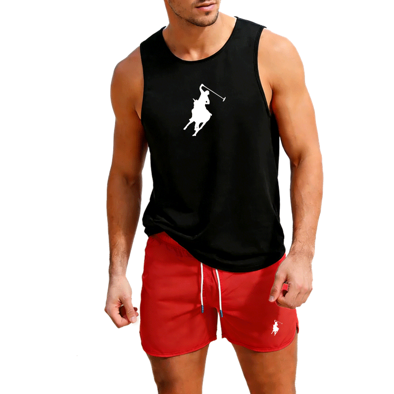 European Men Summer Vest and S - Summer Clothing Mens 评论和价格