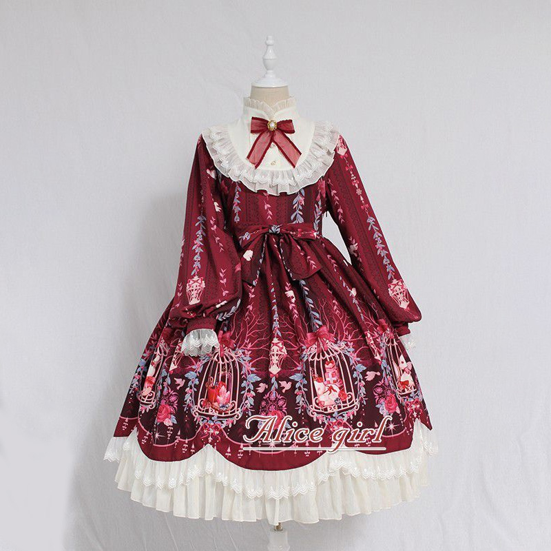 MAGOGO Kawaii Lolita Dress Lon - Summer Victorian Clothing 评论和价格