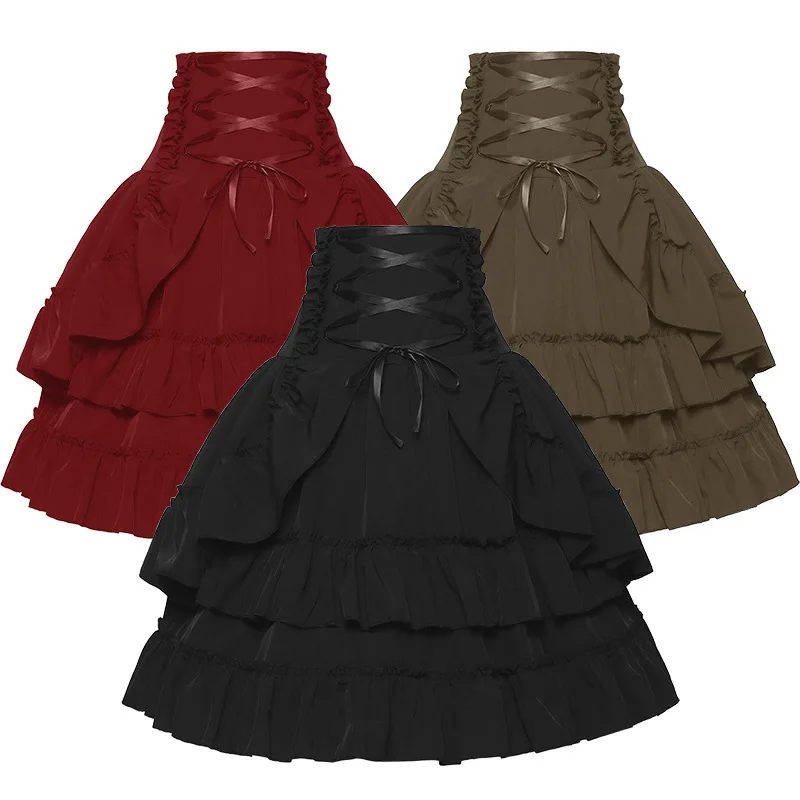 Women Victorian Skirt Medieval - Summer Victorian Clothing 评论和价格