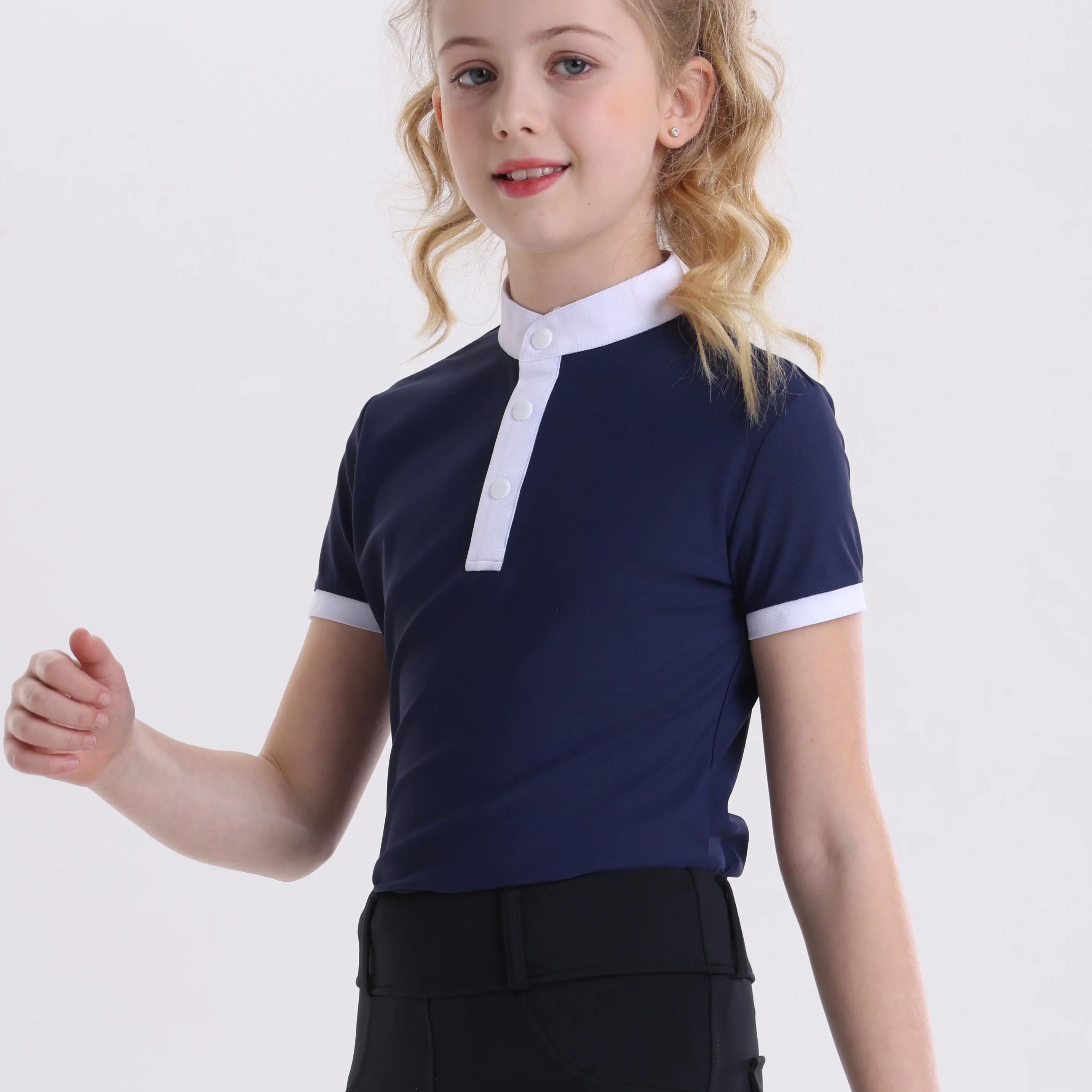 Summer Children's Short sleeve - Summer Equestrian Clothing 评论和价格
