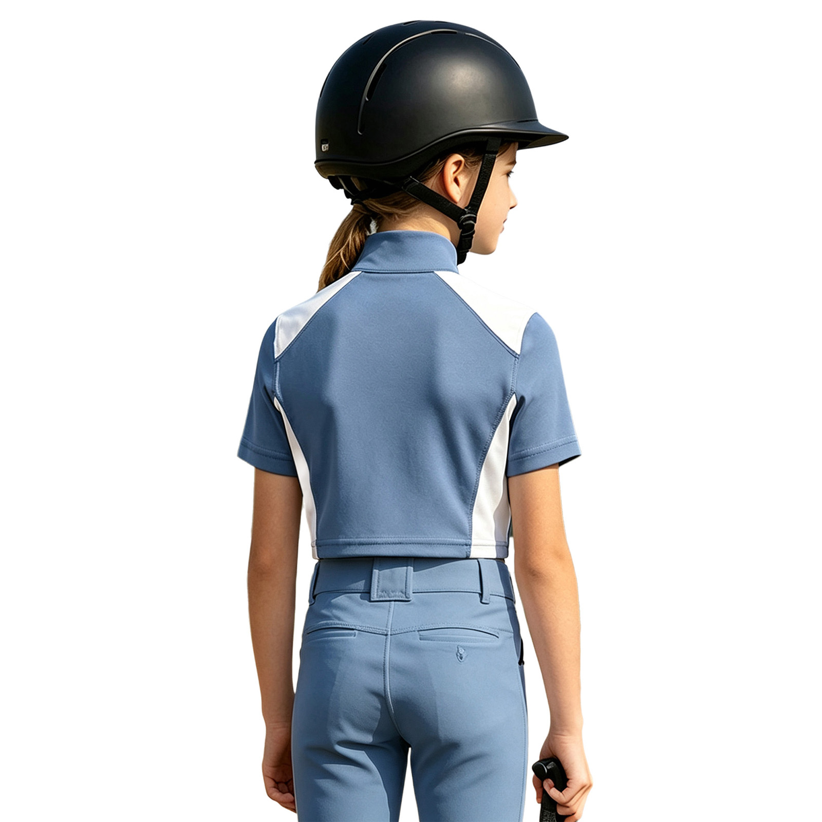 Kids Girls Equestrian Shirt Ho - Summer Equestrian Clothing 评论和价格