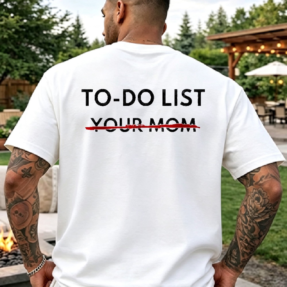 Funny To Do List Your Mom T Sh - Summer Clothing List 评论和价格