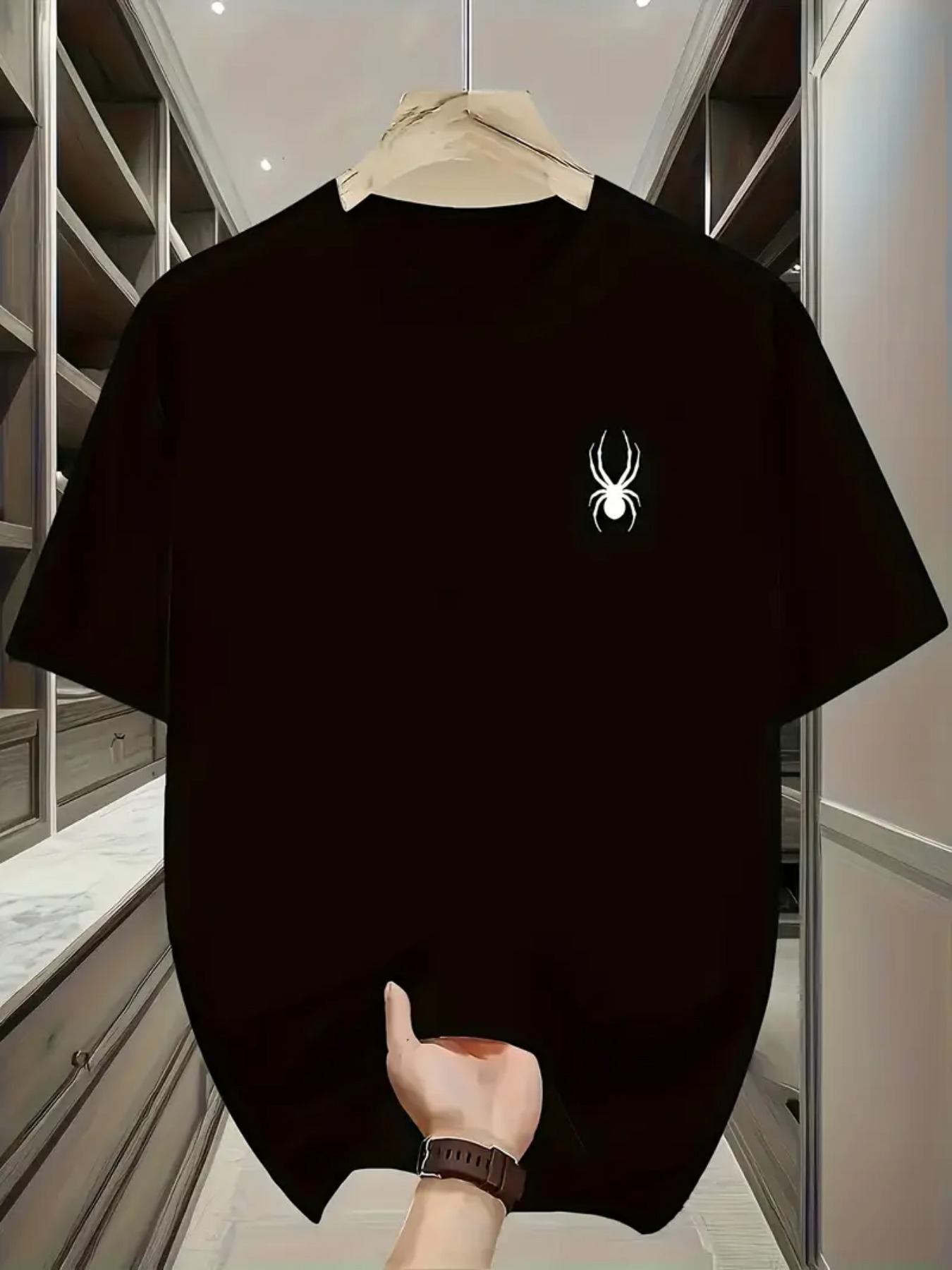Short-sleeved T-shirt with sma - Summer Clothing Affordable 评论和价格