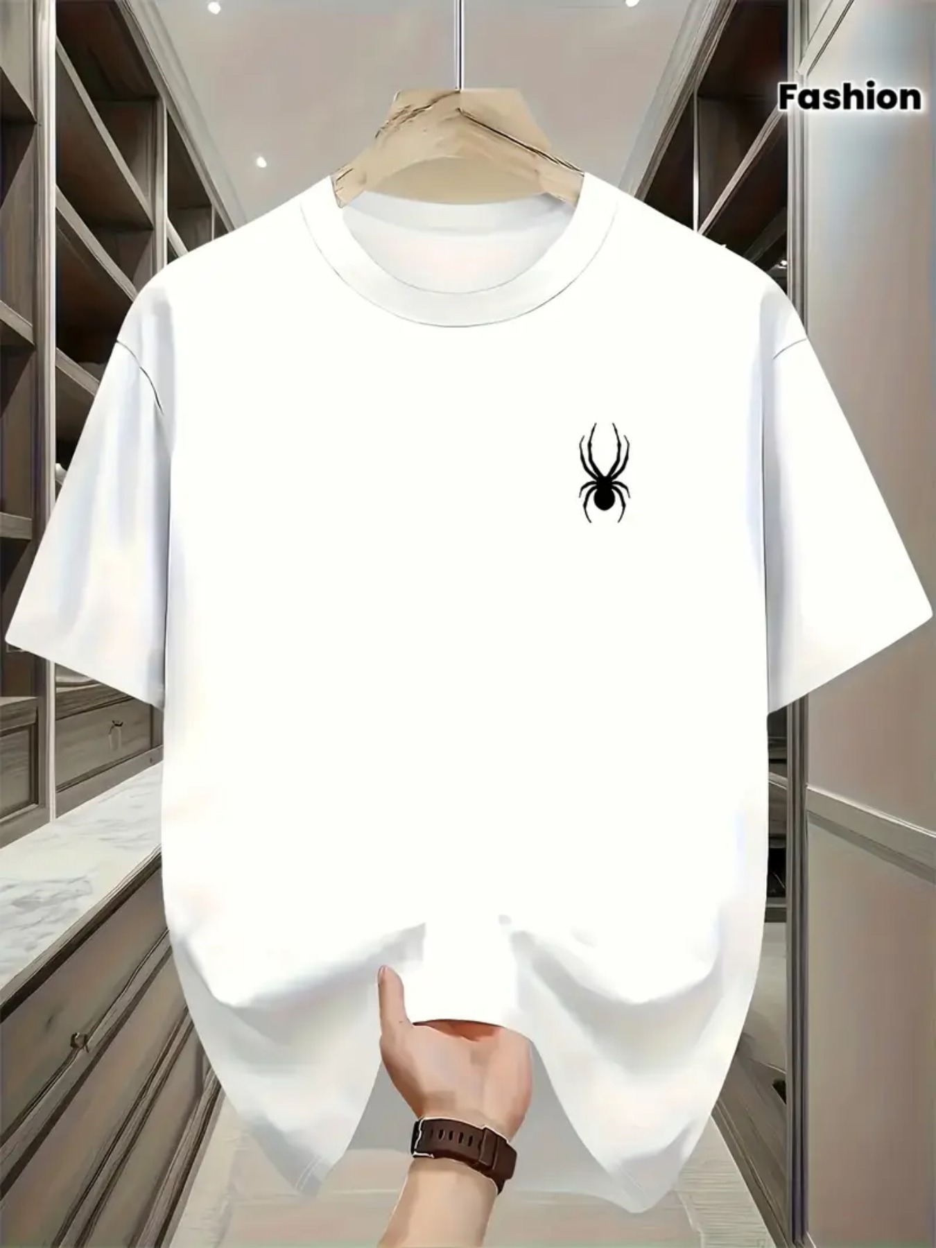 Short-sleeved T-shirt with sma - Summer Clothing Affordable 评论和价格