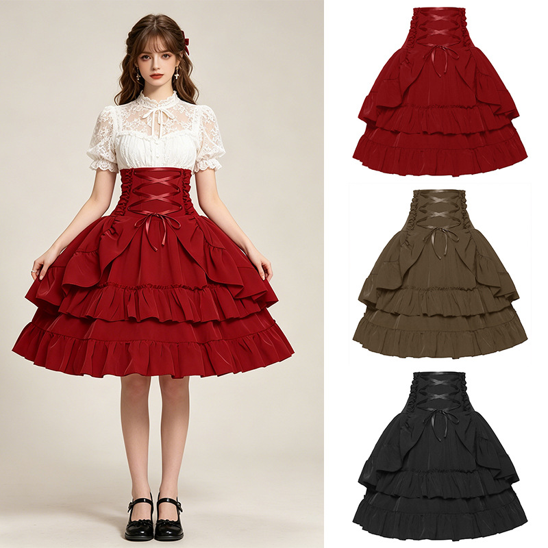 Women Victorian Skirt Medieval - Summer Victorian Clothing 评论和价格