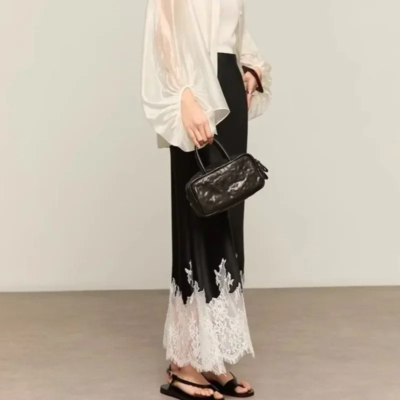 Fairy Lace-Trim Midi Skirt Hig - Summer Clothing Wraps 评论和价格