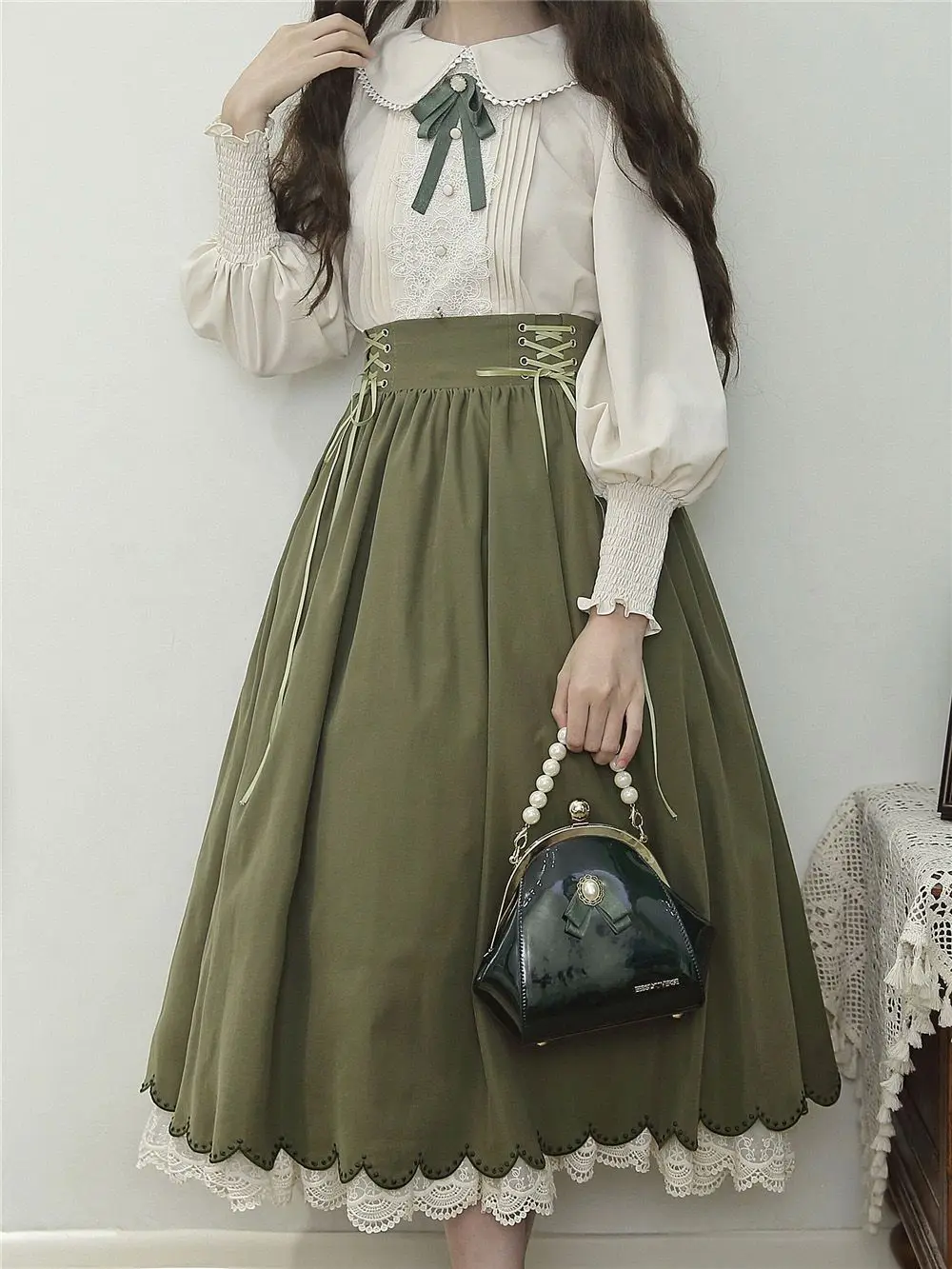 NONSAR Lolita Embroidery Dress - Summer Victorian Clothing 评论和价格