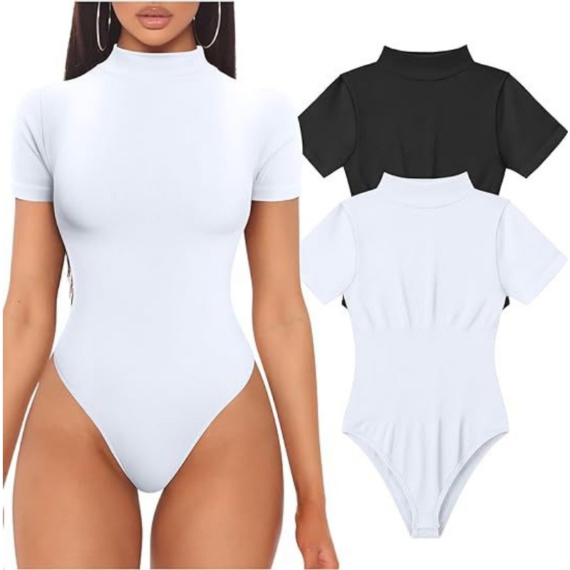 Short Sleeve Turtleneck Bodysu - Summer Clothing Bundle 评论和价格
