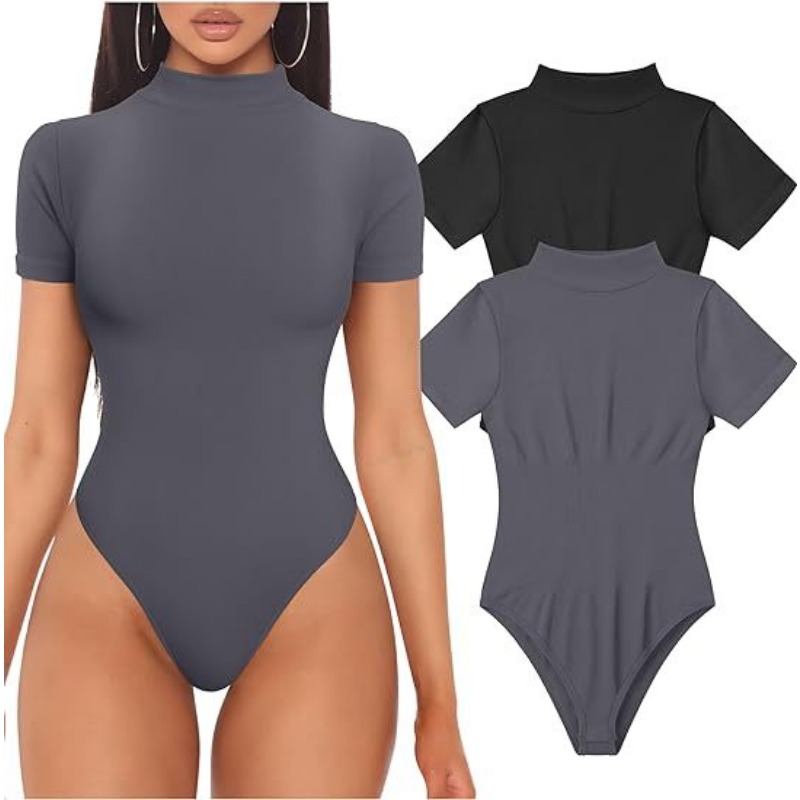 Short Sleeve Turtleneck Bodysu - Summer Clothing Bundle 评论和价格