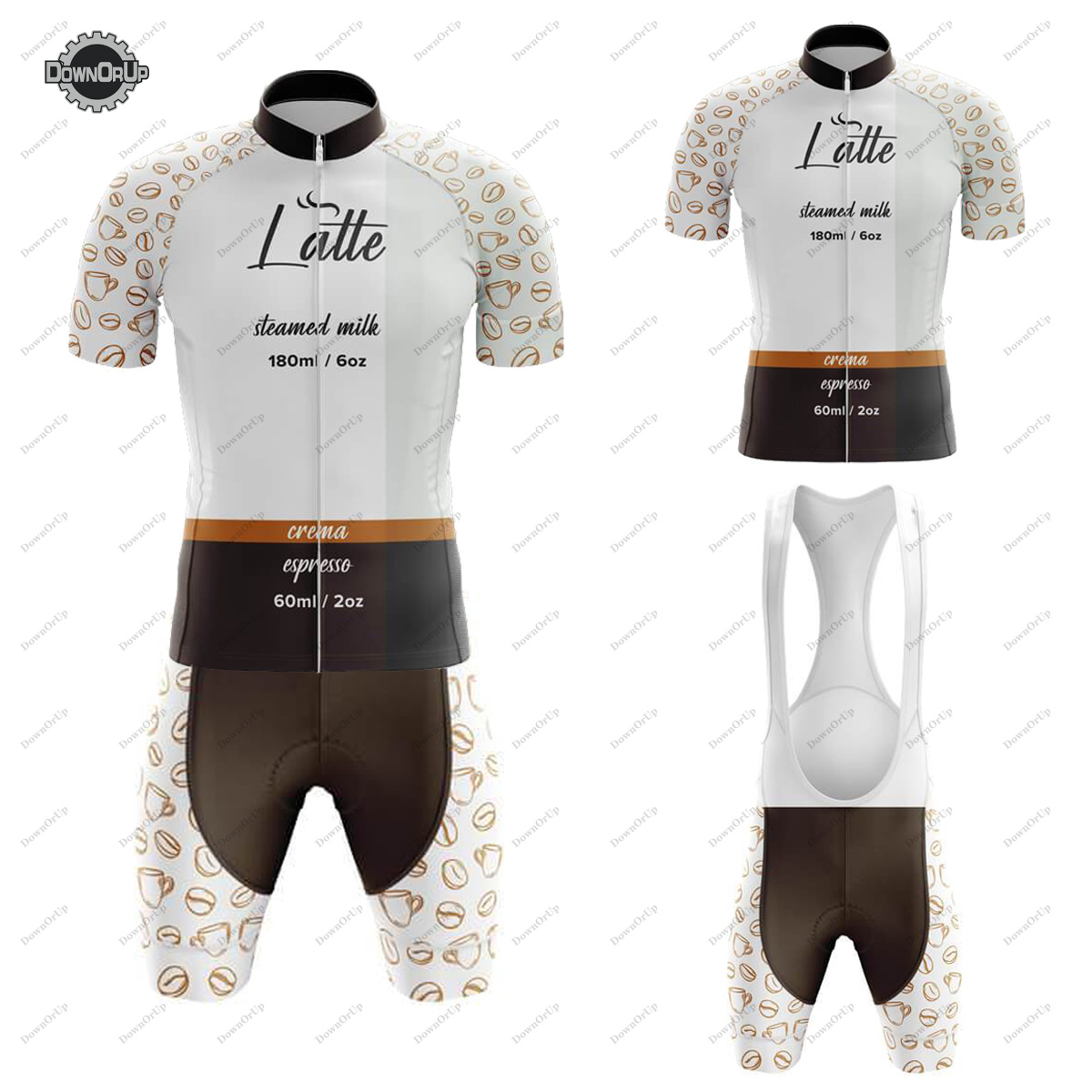 Coffee List Latte Cycling Jers - Summer Clothing List 评论和价格