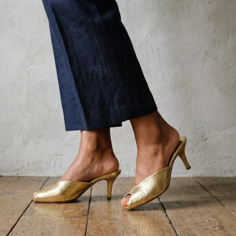 Women's Pumps Designer Gold Wo - Summer Clothing On Sale 评论和价格